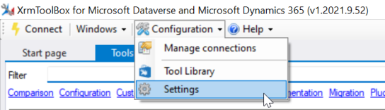 How to change the Tools order in Dynamics 365 CE XrmToolBox